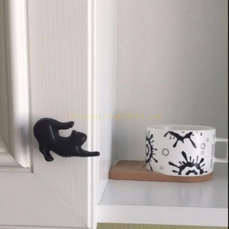Unique Furniture Hardware Pulls - 4Pcs Cats Dressers Knob Kitchen Cabinet
