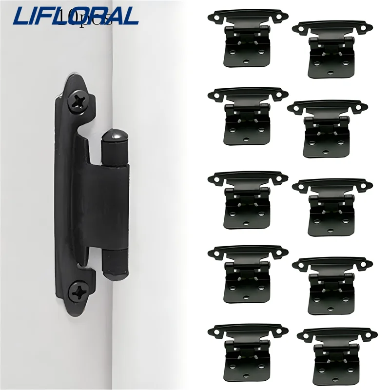 Z. A. Furniture - 10pcs Self-closing Cabinet Hinges Long-lasting Cabinet