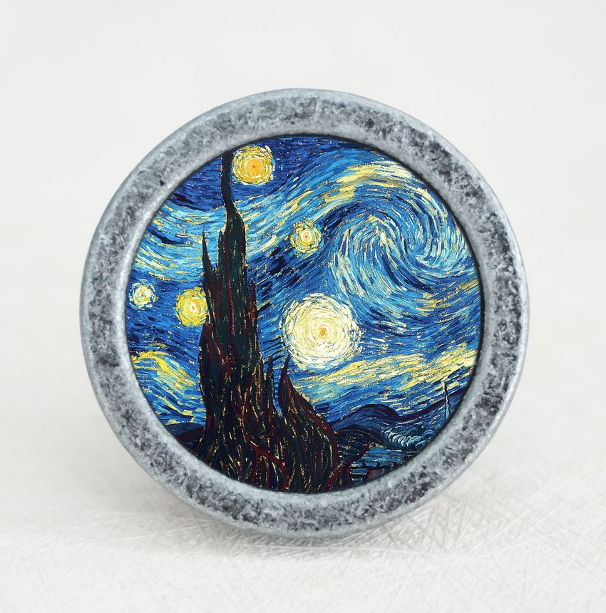 Starry Sky Dresser Knob Art Kn - Unique Furniture Hardware Pulls 리뷰 및 가격
