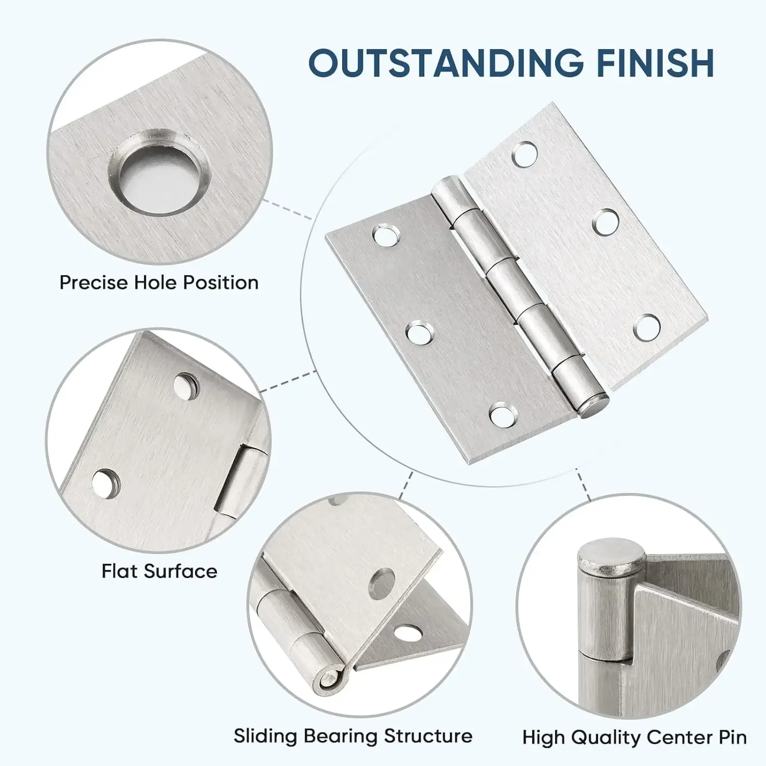 1-4 Inch Universal Door Hinges - Furniture Hardware Hinges 리뷰 및 가격