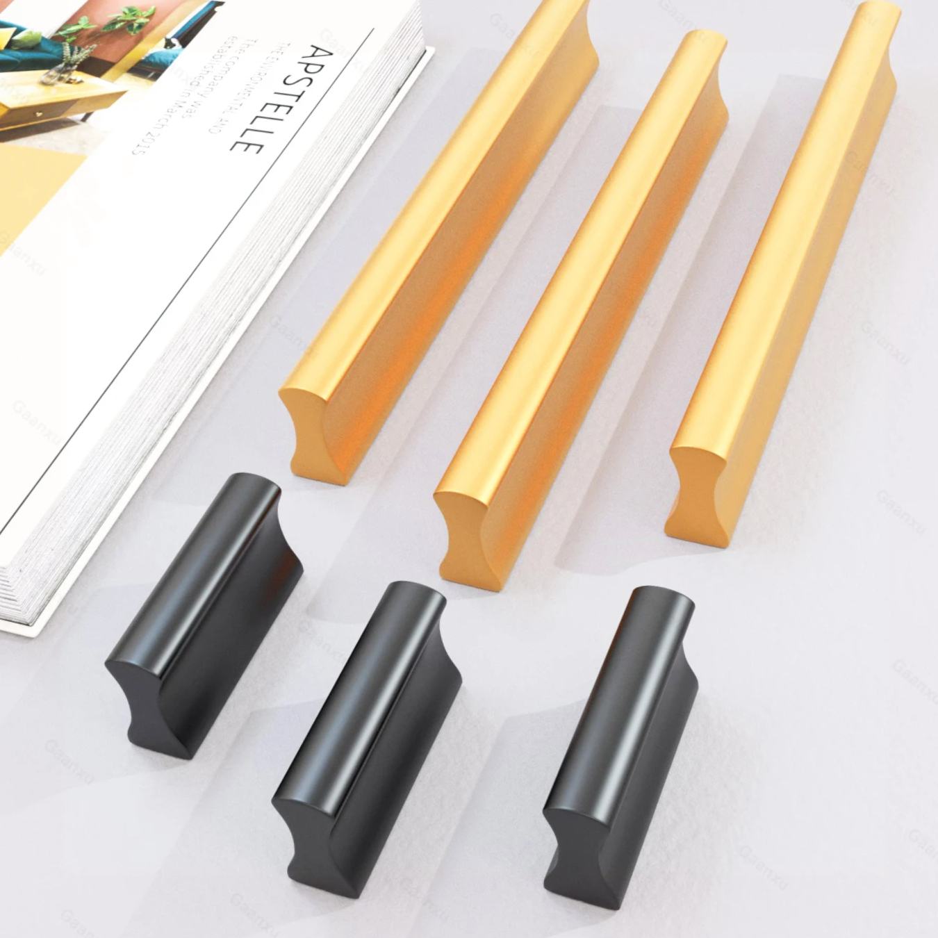 American Long Cabinet Door Han - Drawer Pull Gold 리뷰 및 가격