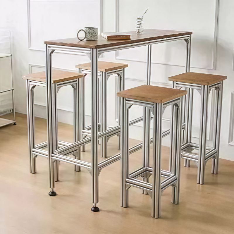 solid wood high bar table and  - Furniture For Hardware Shop 리뷰 및 가격