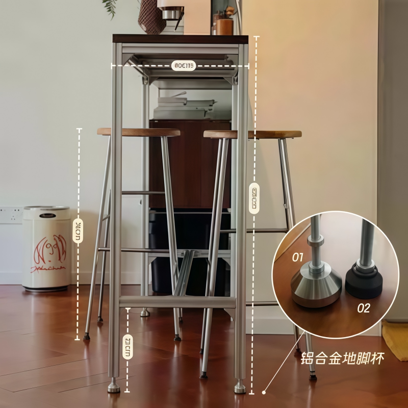 solid wood high bar table and  - Furniture For Hardware Shop 리뷰 및 가격