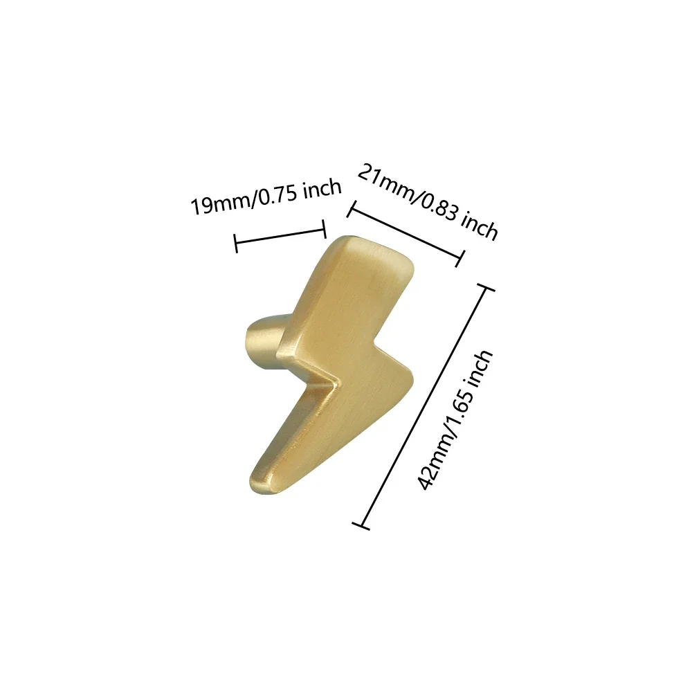 Lightning Design Brass Cabinet - Unique Furniture Hardware Pulls 리뷰 및 가격