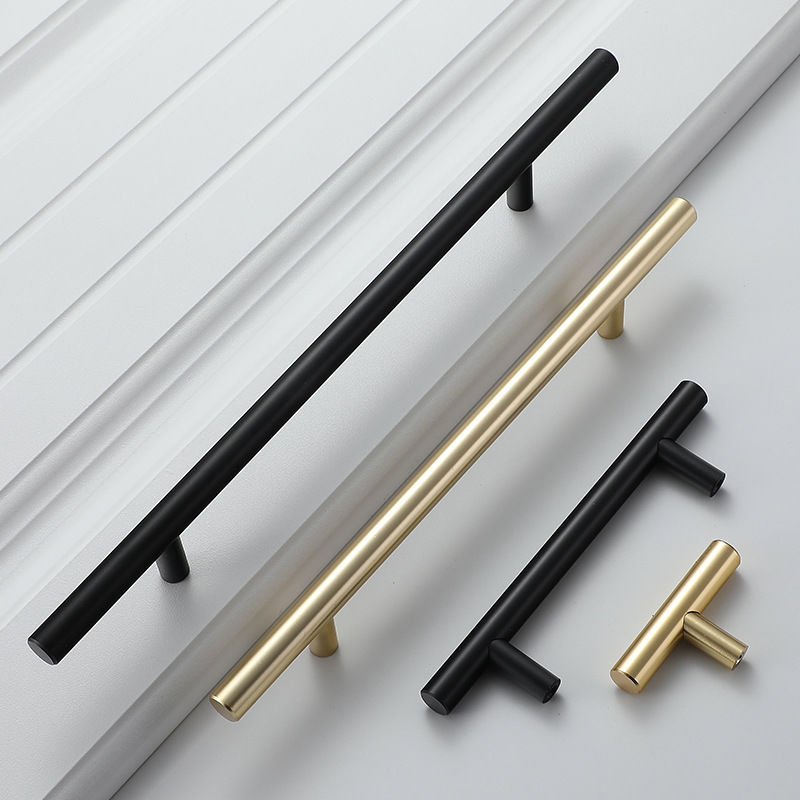 Modern Gold Brushed Straight C - Drawer Pull Gold 리뷰 및 가격
