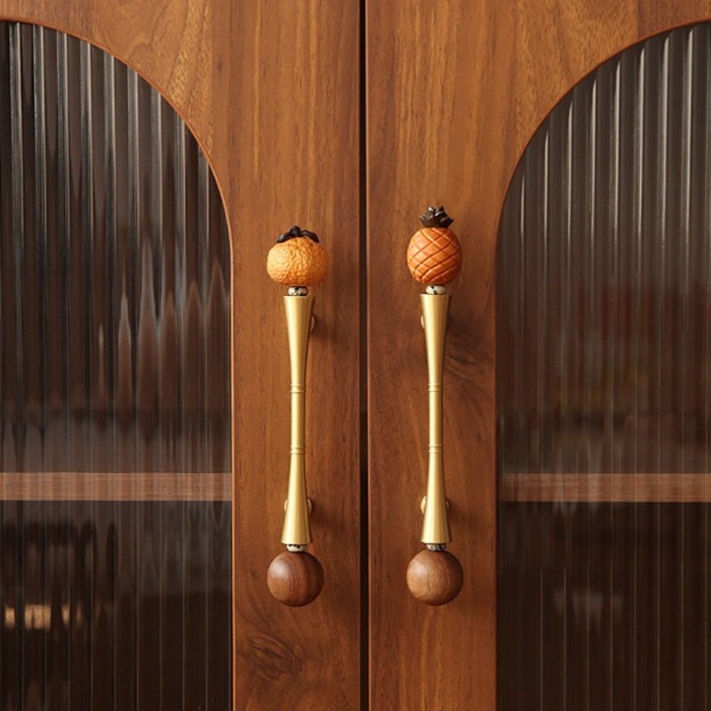 Creative Brass Fruit Drawer Pu - Unique Furniture Hardware Pulls 리뷰 및 가격