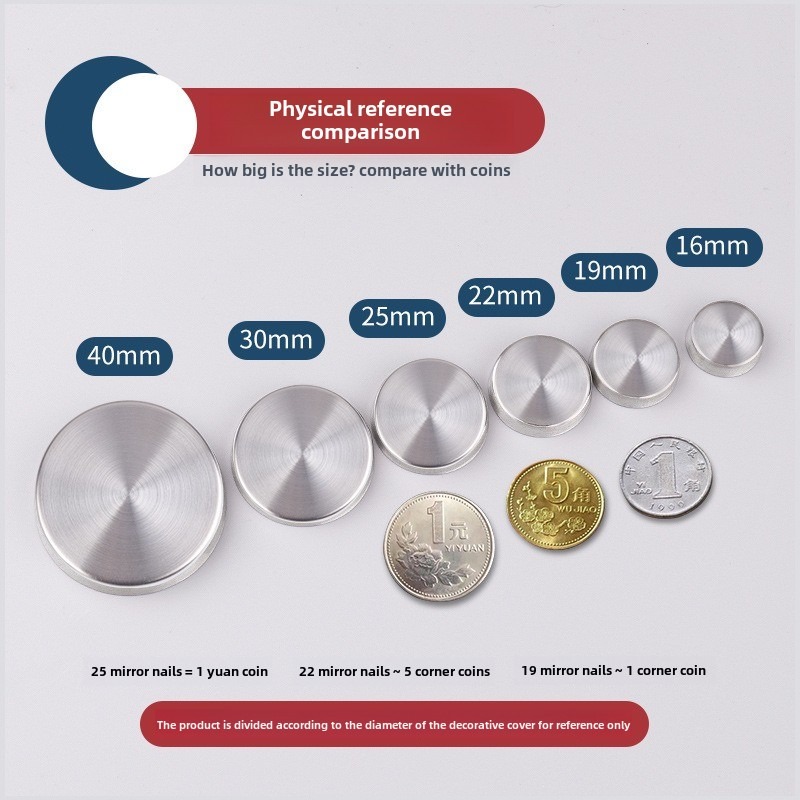 8 Sets 16-40mm Mirror Fastener - Furniture Hardware Fasteners 리뷰 및 가격