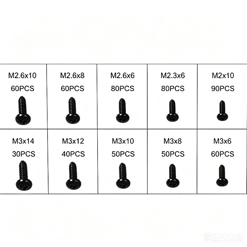 600 Pcs M2-M3 Black Torx Pan H - Furniture Hardware Fasteners 리뷰 및 가격