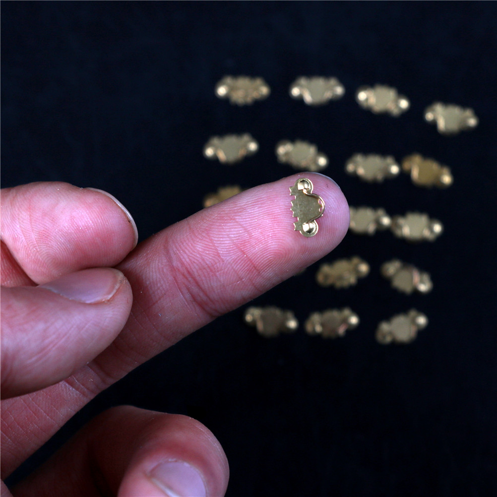 20pcs Dollhouse Miniature 1:12 - Drawer Pull Gold 리뷰 및 가격