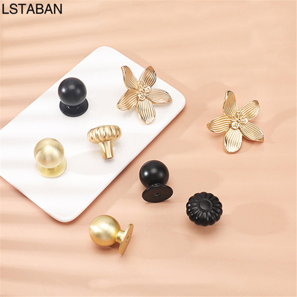 Flower Shape Solid Gold Kitche - Drawer Pull Gold 리뷰 및 가격
