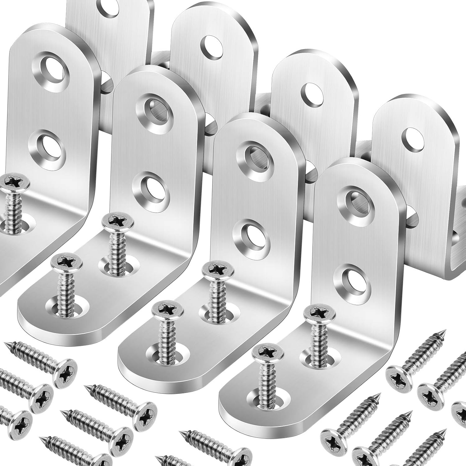 1/20pc Right Angle Bracket wit - Furniture Hardware Fasteners 리뷰 및 가격