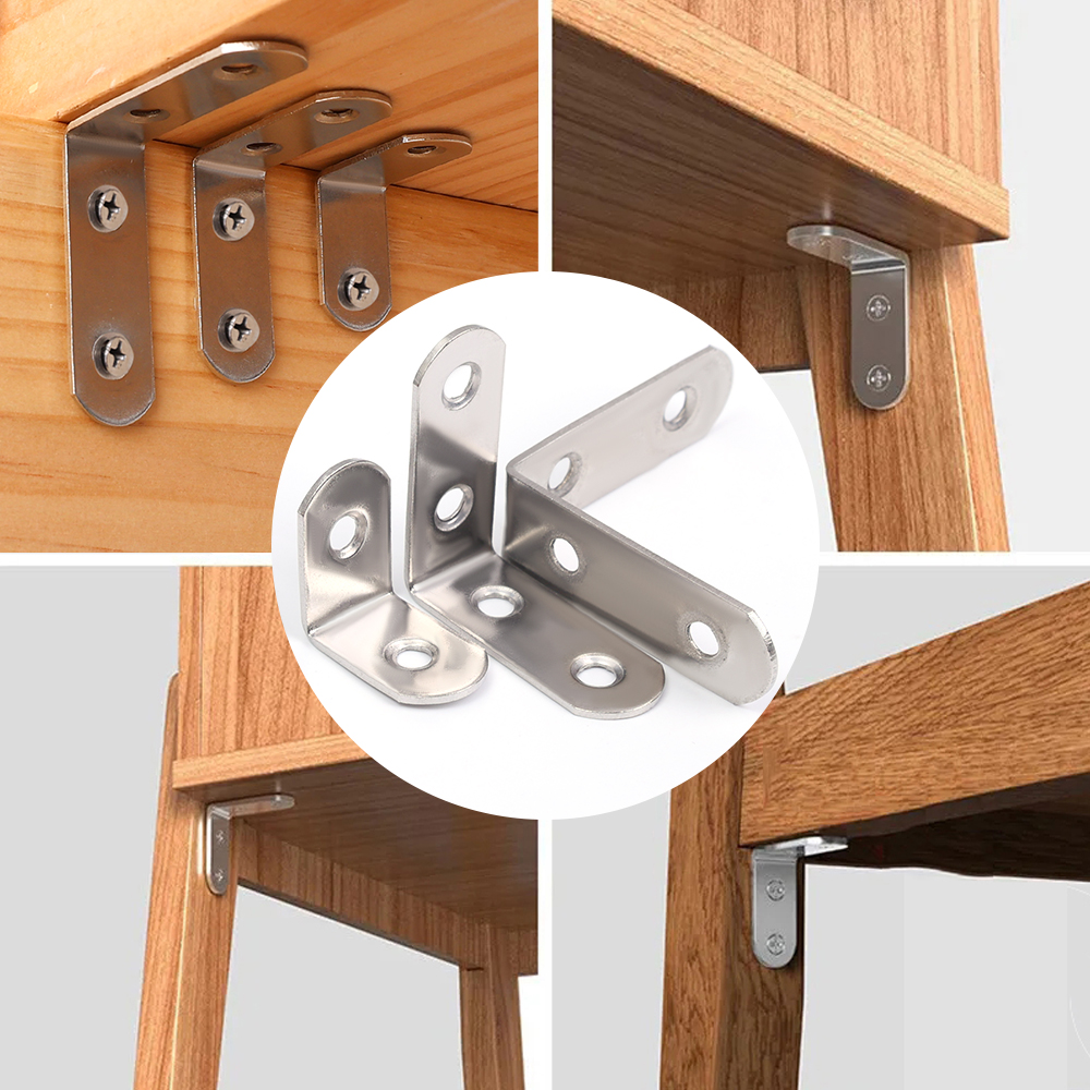 1/20pc Right Angle Bracket wit - Furniture Hardware Fasteners 리뷰 및 가격