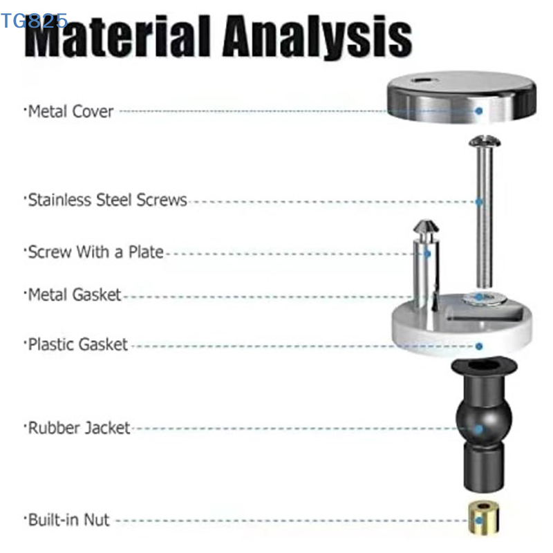 【AN】2Pcs Toilet Seat Hinges To - Furniture Hardware Hinges 리뷰 및 가격
