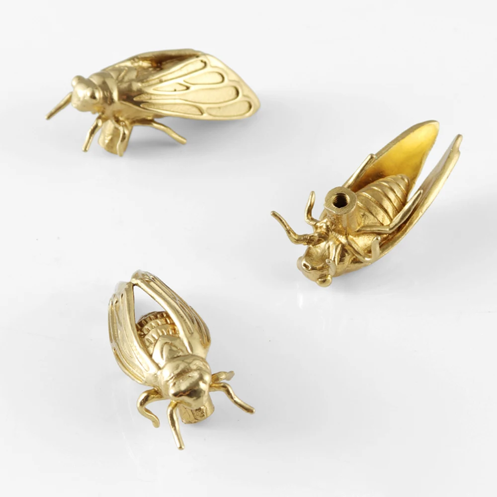 Brass Cicada Cabinet Door Knob - Unique Furniture Hardware Pulls 리뷰 및 가격