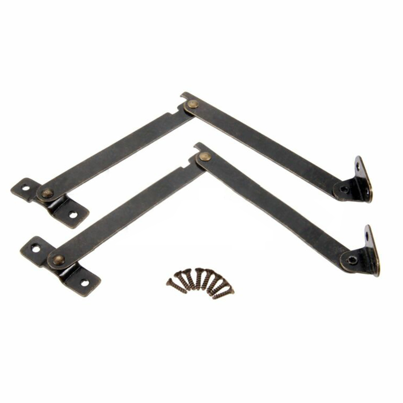 2PC Antique Bronze Lid Support - Furniture Hardware Hinges 리뷰 및 가격