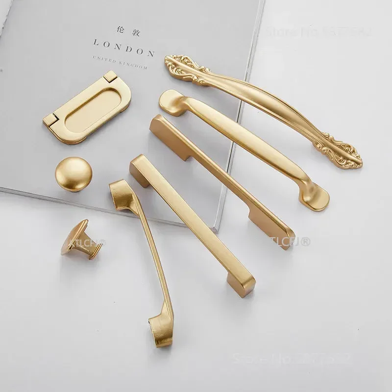 Kitchen Cupboard Knob Square U - Drawer Pull Gold 리뷰 및 가격