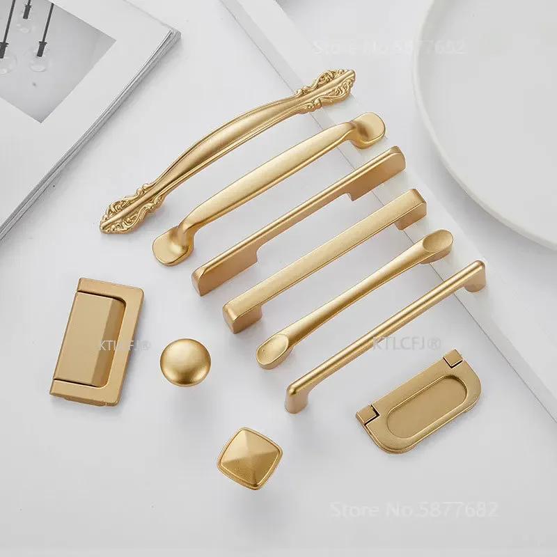 Kitchen Cupboard Knob Square U - Drawer Pull Gold 리뷰 및 가격