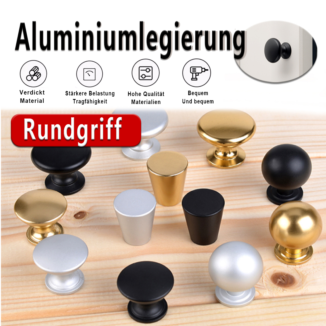 5PCS Aluminum  Kitchen Cupboar - Furniture Hardware China 리뷰 및 가격
