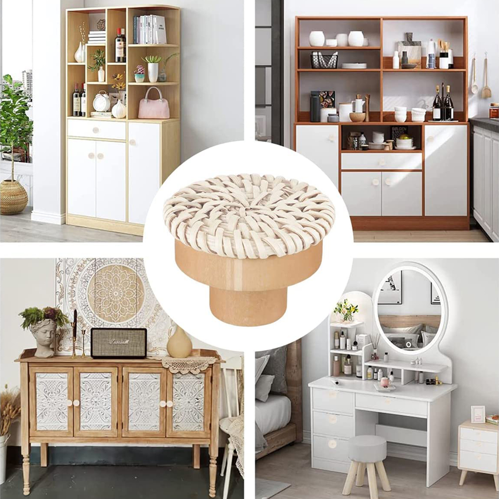 1-24pcs Rattan Wooden Handles  - Furniture Hardware China 리뷰 및 가격