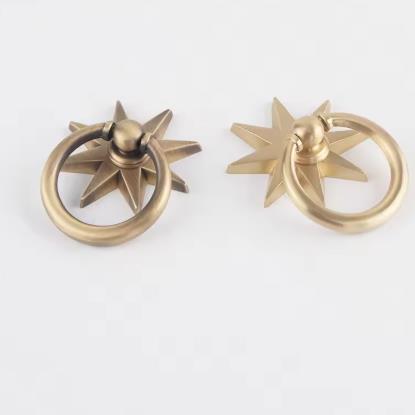 Anise Star Shape Cabinet Antiq - Drawer Pull Gold 리뷰 및 가격