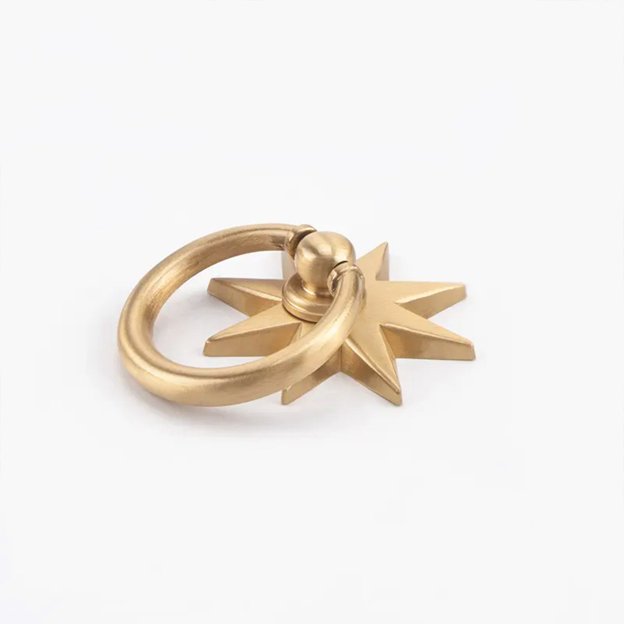 Anise Star Shape Cabinet Antiq - Drawer Pull Gold 리뷰 및 가격