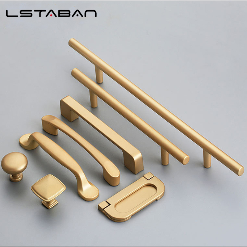 Golden Simple Fashion Aluminum - Drawer Pull Gold 리뷰 및 가격