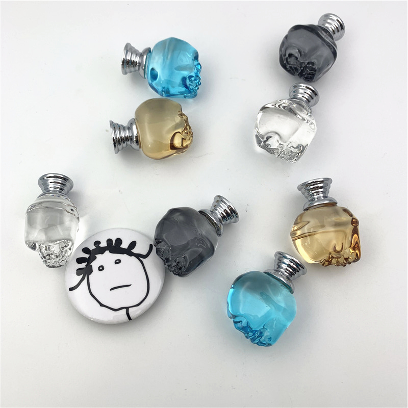 LCH  Clear Crystal Skull Shape - Unique Furniture Hardware Pulls 리뷰 및 가격