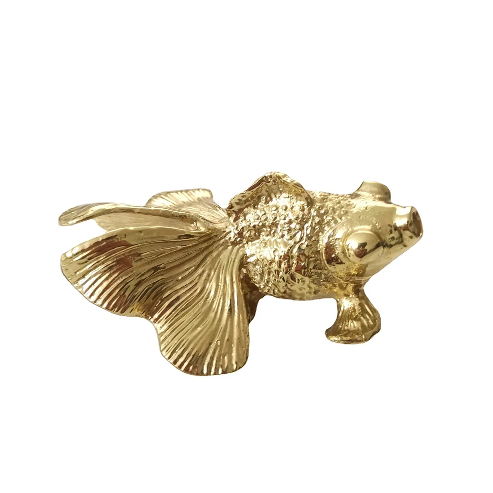 1pc Goldfish Knob Solid Brass  - Unique Furniture Hardware Pulls 리뷰 및 가격