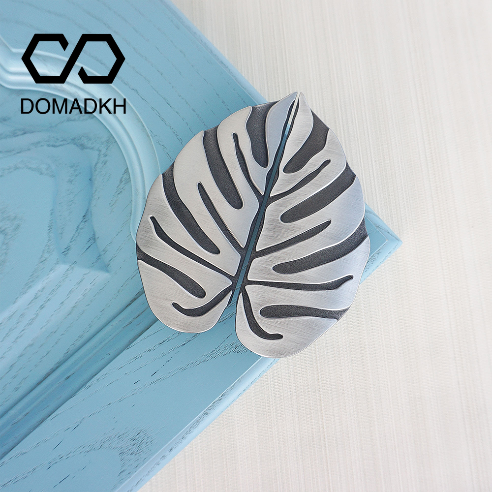 Zinc Alloy Monstera Leaf Cabin - Unique Furniture Hardware Pulls 리뷰 및 가격