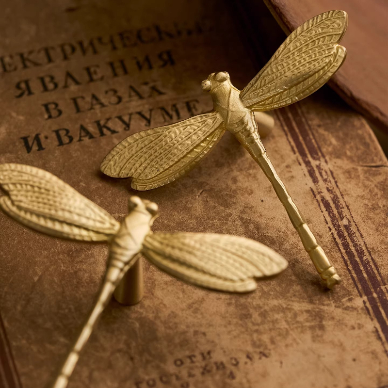French Dragonfly Brass Cabinet - Unique Furniture Hardware Pulls 리뷰 및 가격