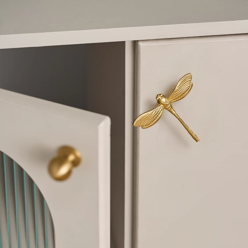 French Dragonfly Brass Cabinet - Unique Furniture Hardware Pulls 리뷰 및 가격